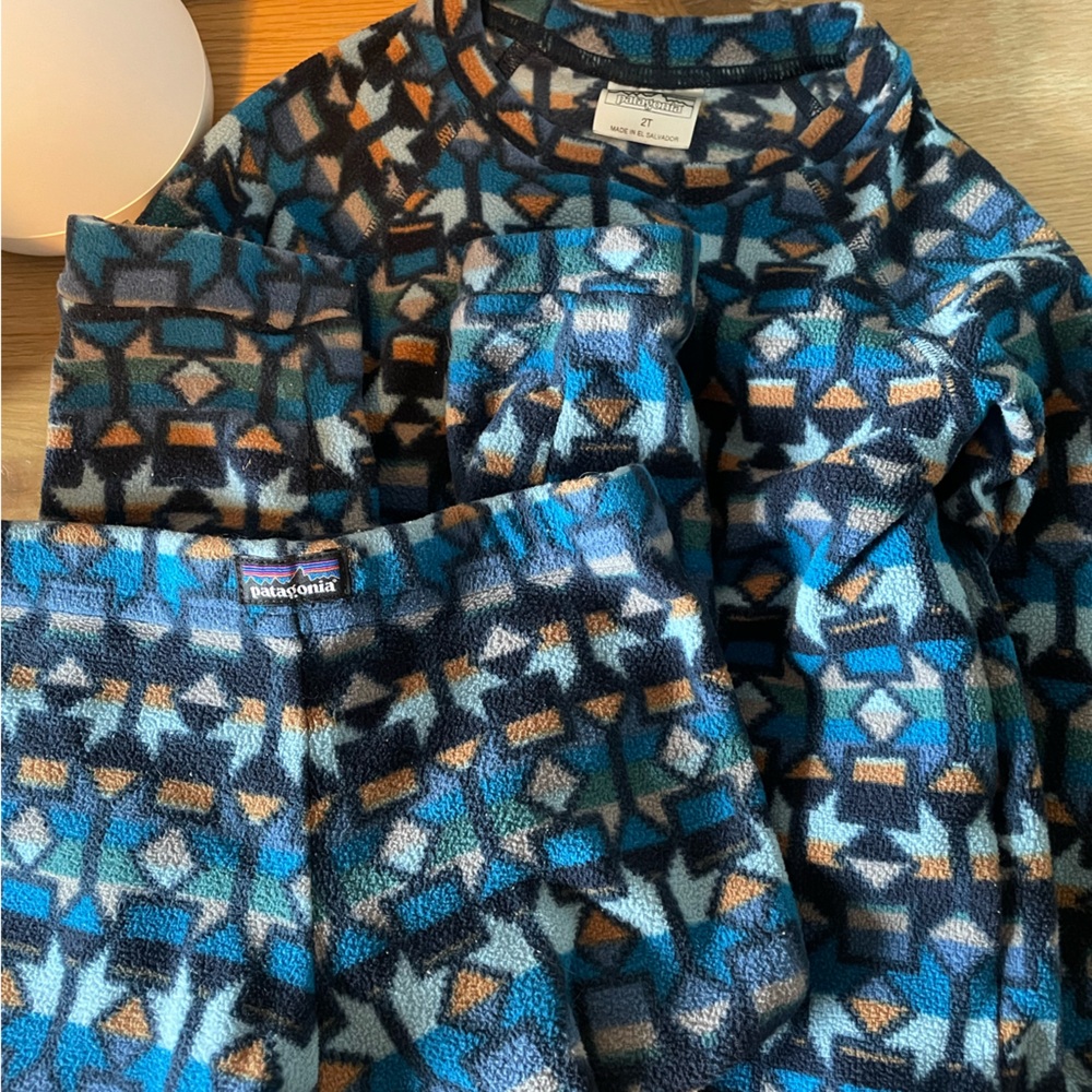 Patagonia fleece Micro D set 2T